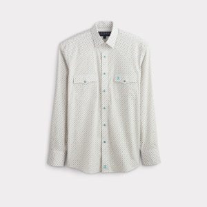 El Paso Prints :: Teal/Coffee Geo Print