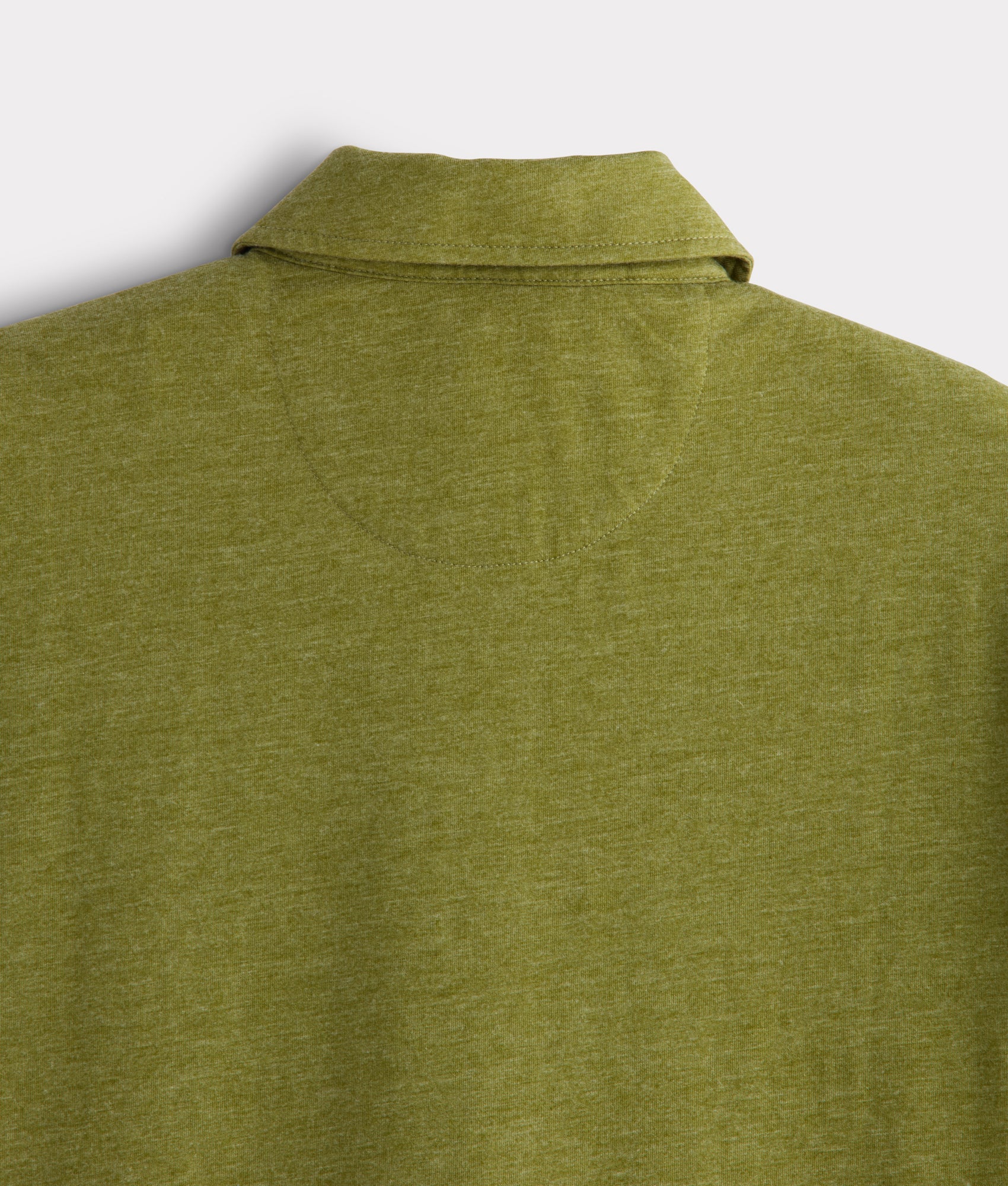 Lucchese Pima Blend Polo :: Olive - Image 8