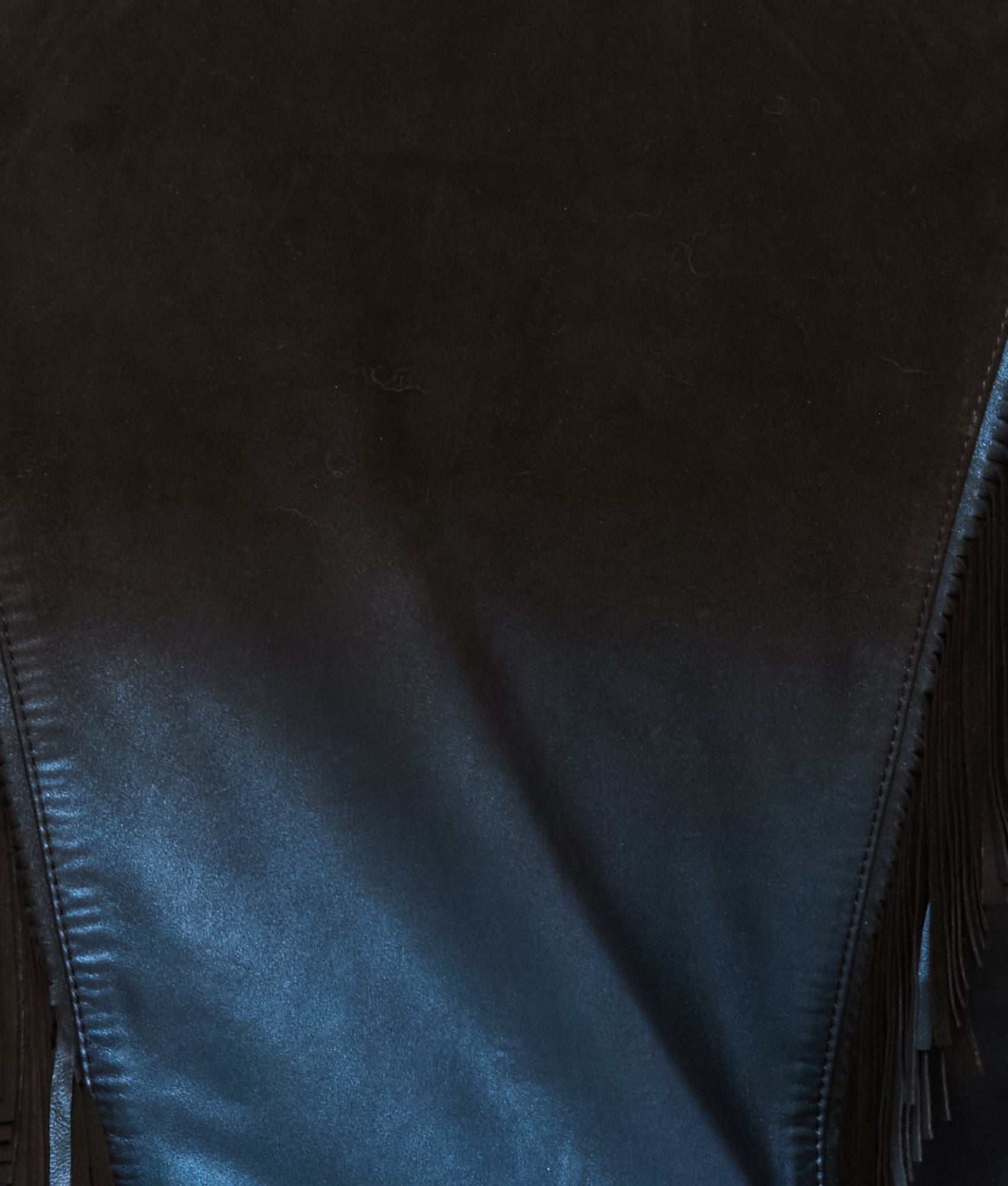 Nightfall Fringe Jacket :: Black/Blue - Image 15