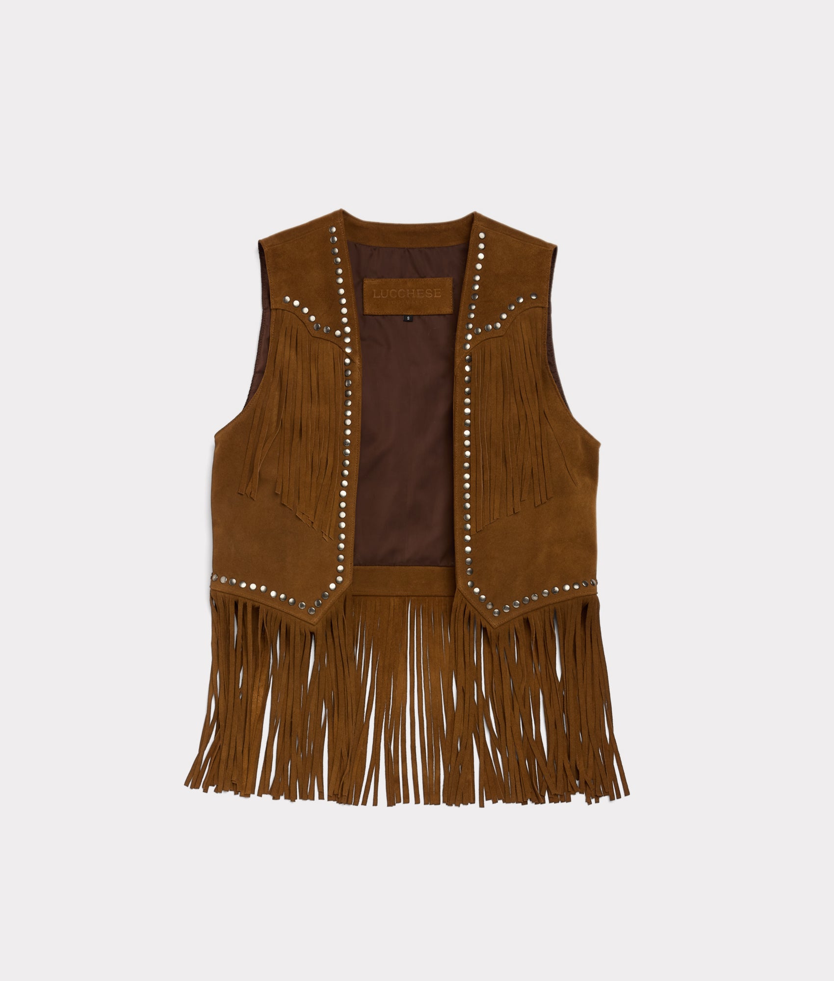 Chelsea Suede Vest :: Brown