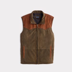 Rit Two-Tone Vest :: Olive