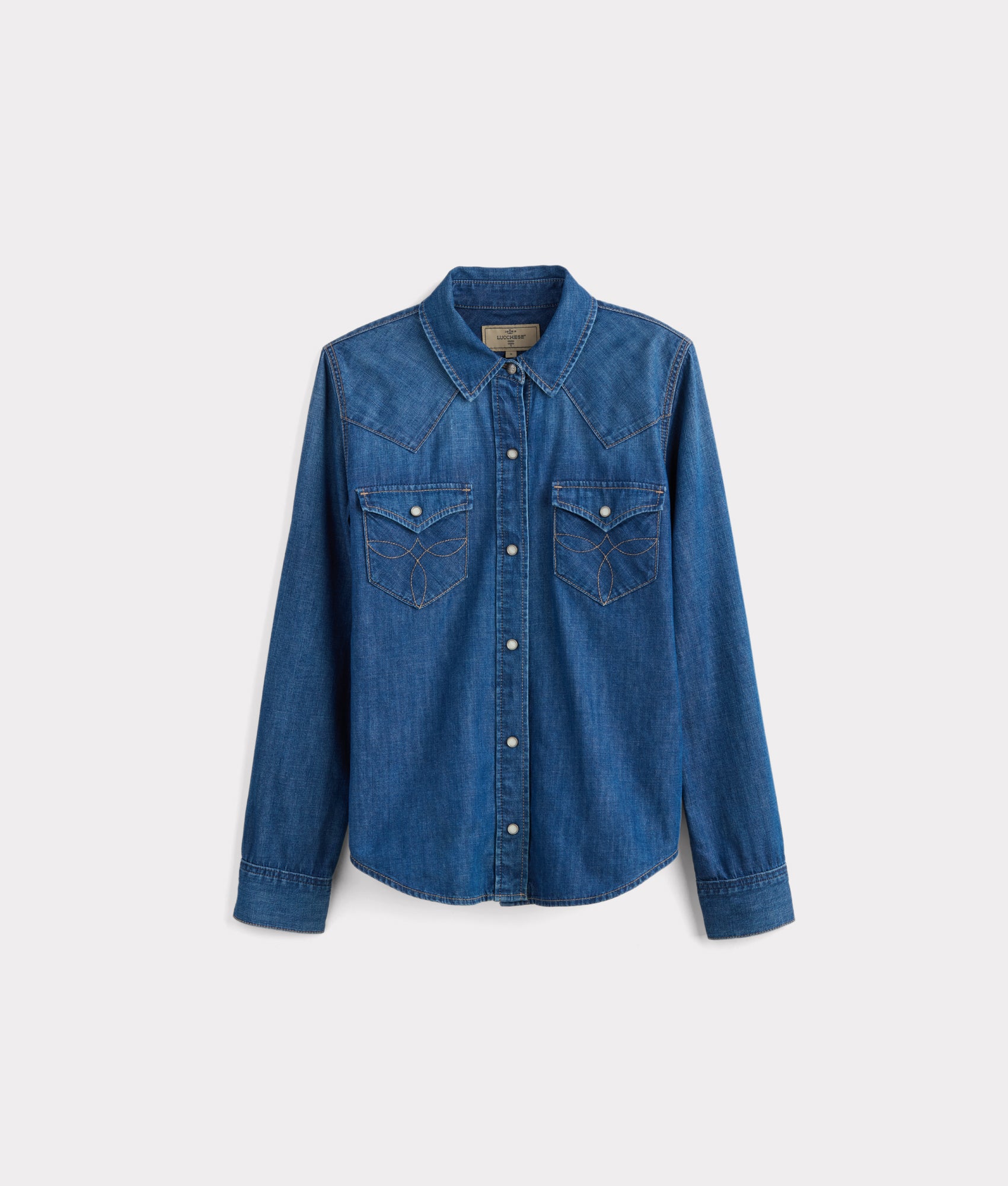 Reese Women's Snap Shirt :: Blue Bird