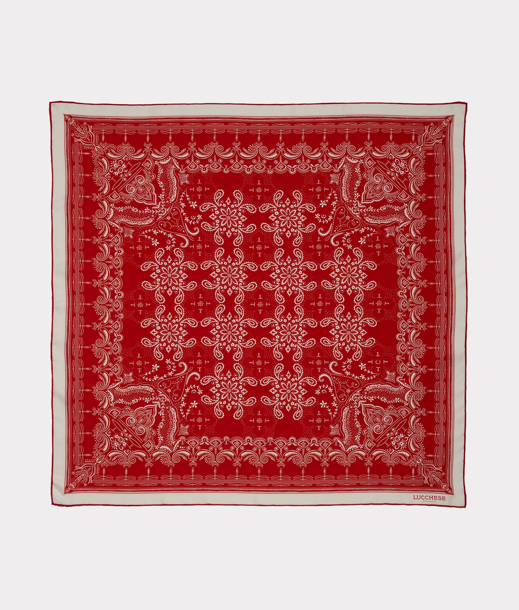 Mirrored L Scarf :: Red