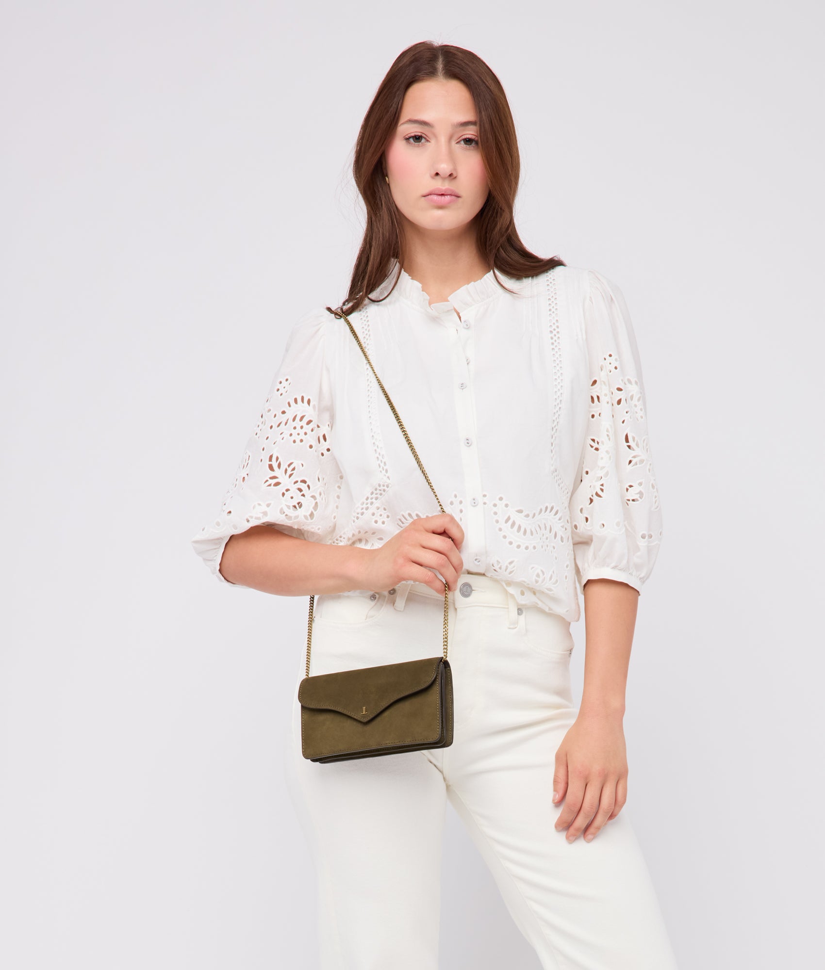 Long Wallet On A Chain :: Olive - Image 7