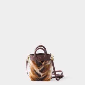 Mini Lola Fur Shopper :: Brown