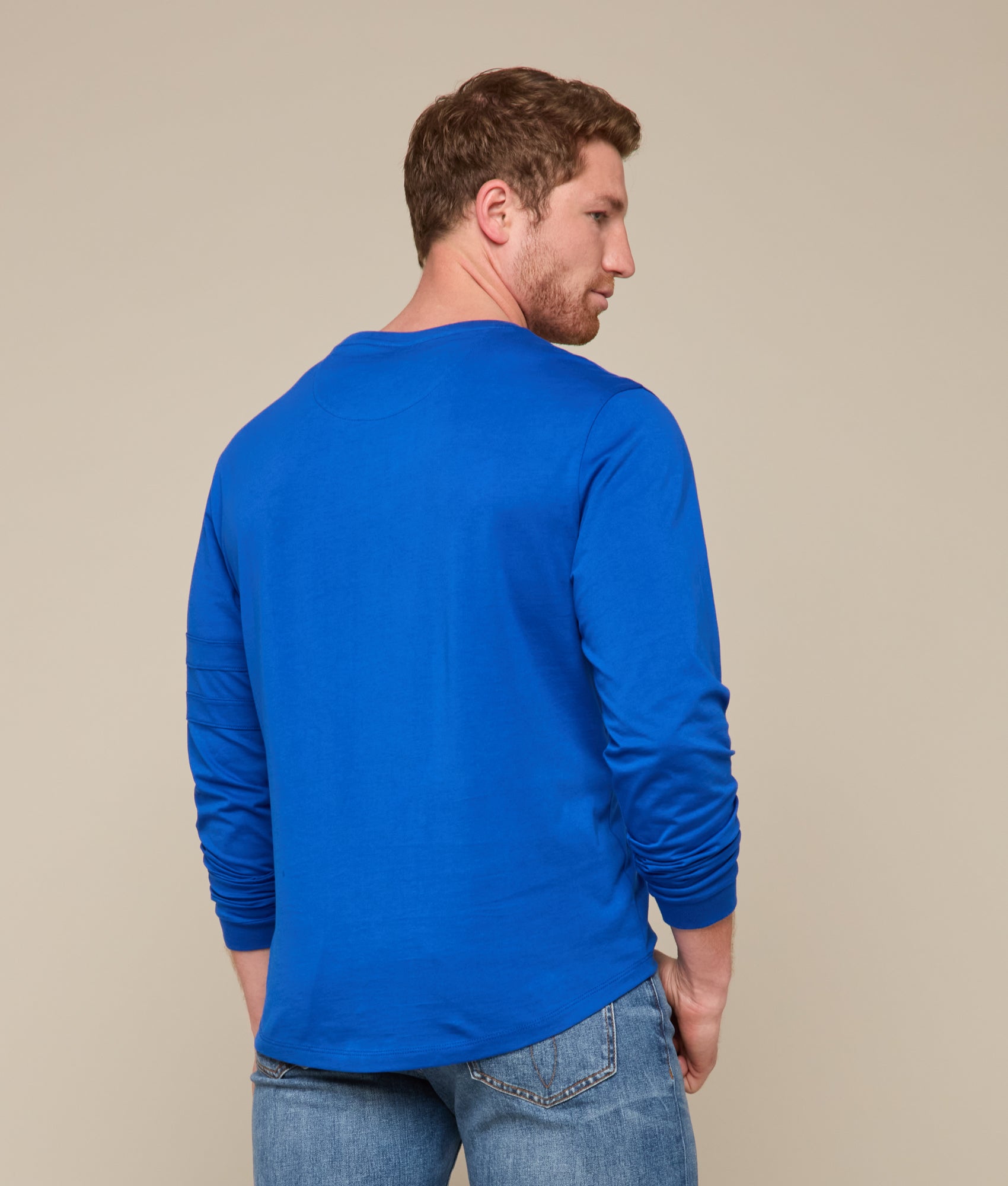 Lucchese x Dallas Cowboys Long Sleeve Tee :: Royal Blue - Image 8
