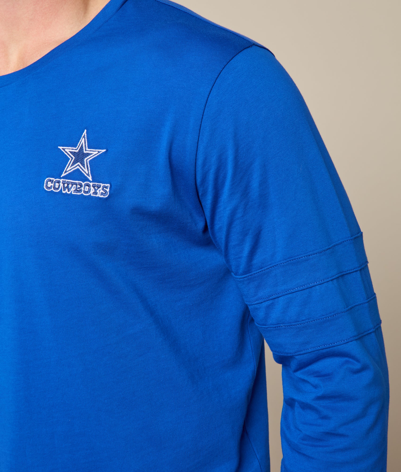 Lucchese x Dallas Cowboys Long Sleeve Tee :: Royal Blue - Image 6