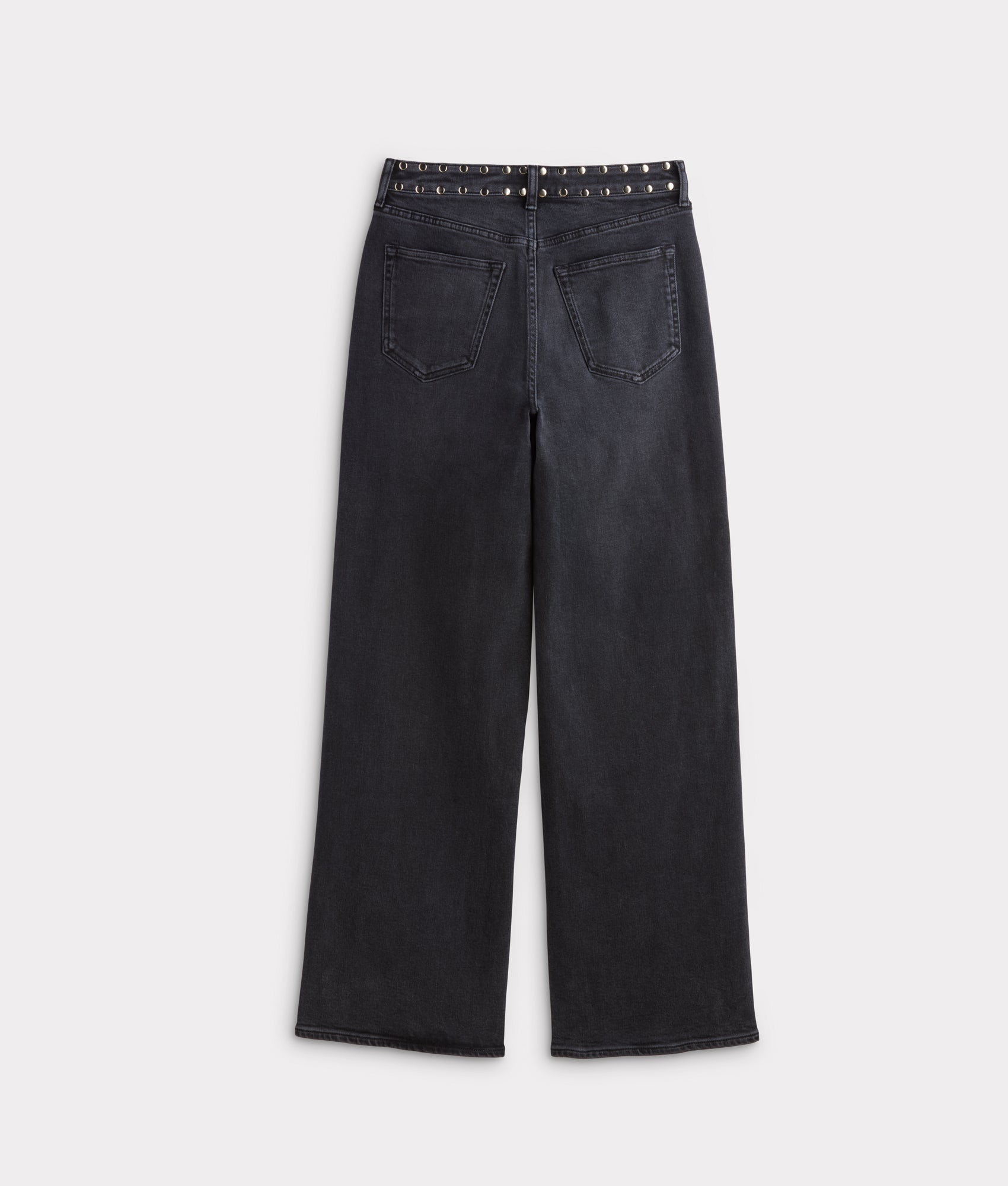 Briar High-Rise Straight Leg Jean :: Chimney With Studs - Image 6