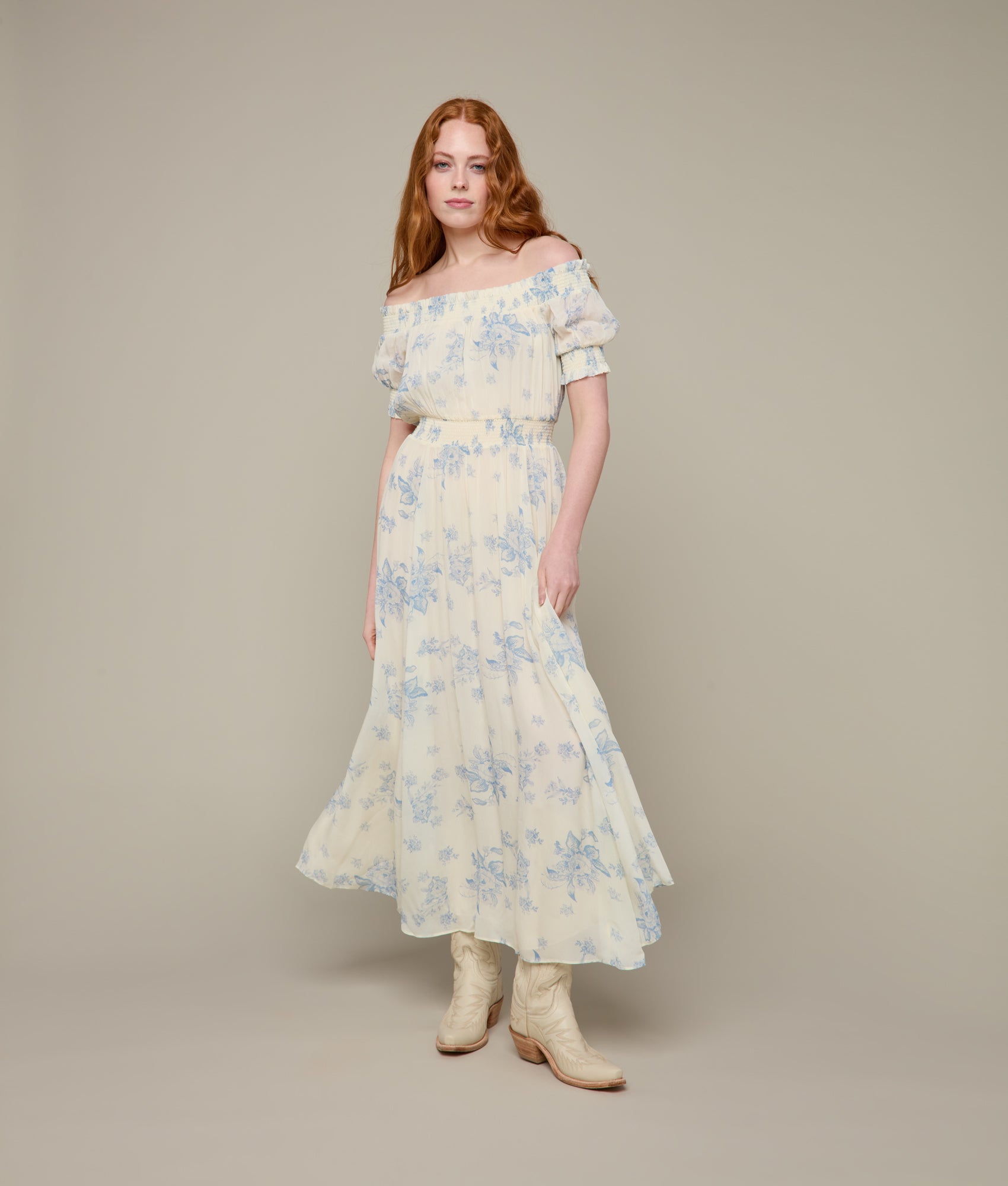 Victoria Dress :: Cream - Image 2