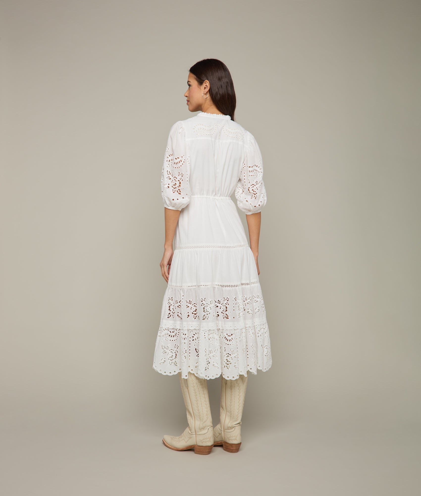 Penelope Dress :: White - Image 3