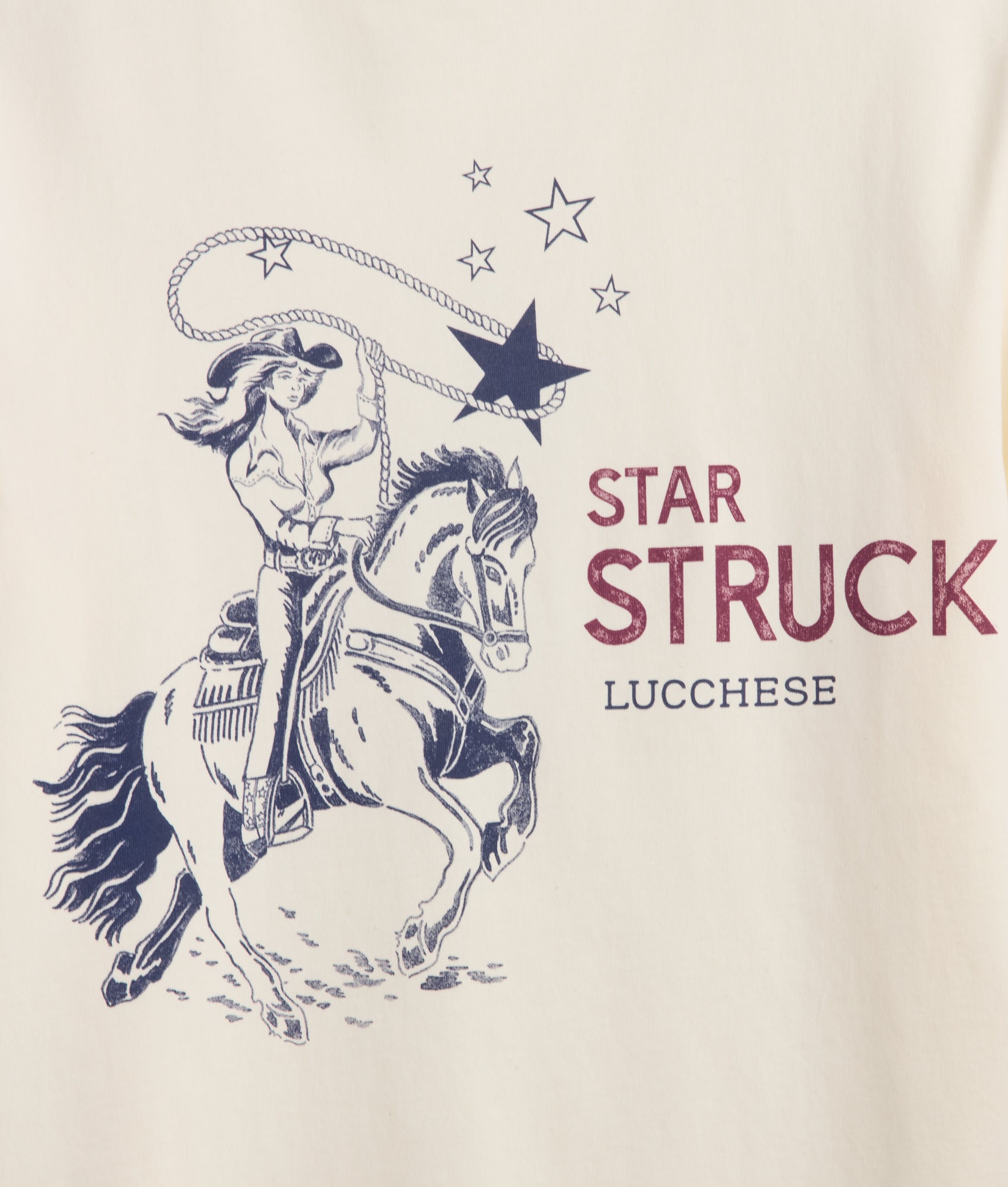 Star Struck Cowgirl Tee :: Ivory - Image 4