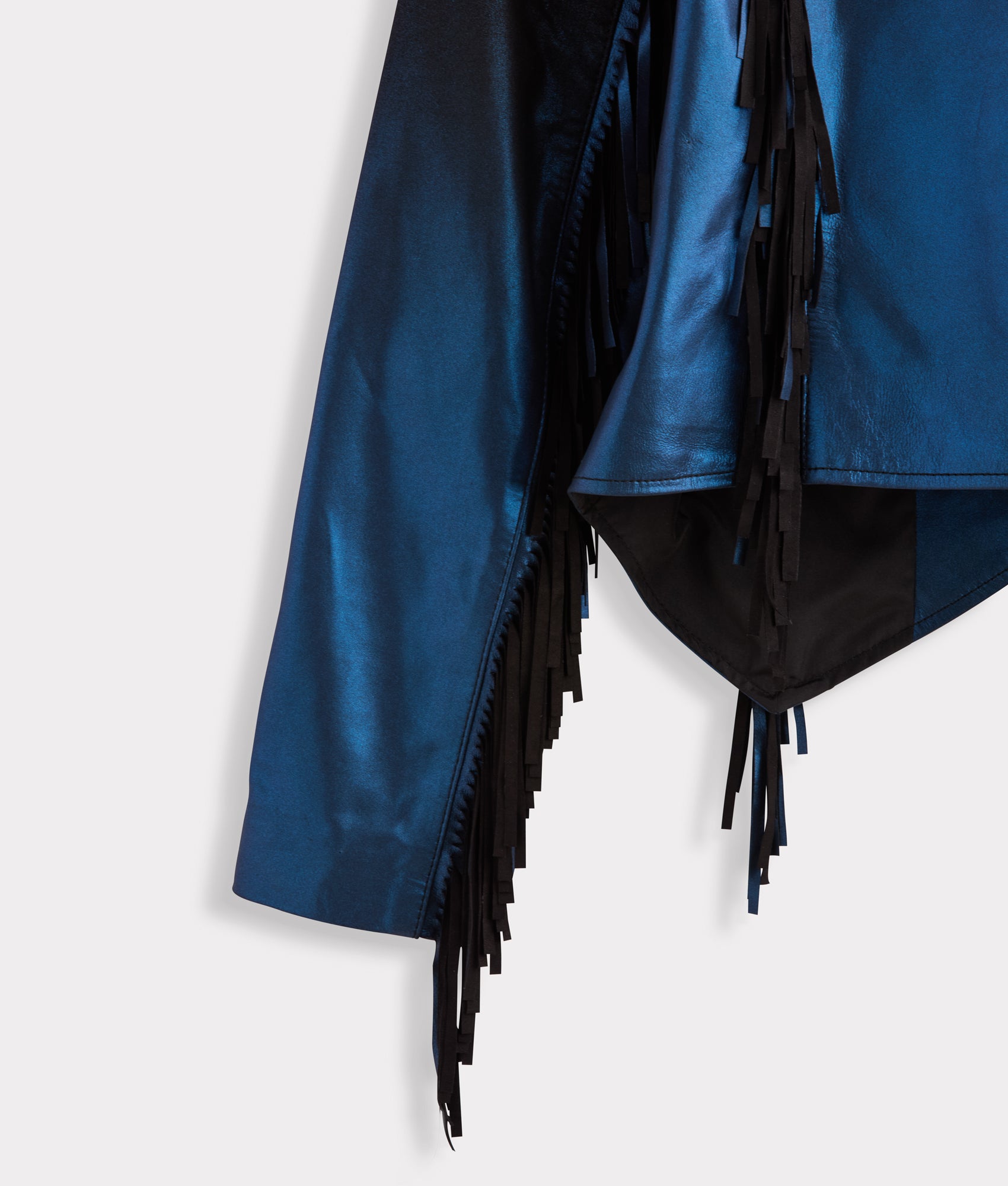 Nightfall Fringe Jacket :: Black/Blue - Image 13