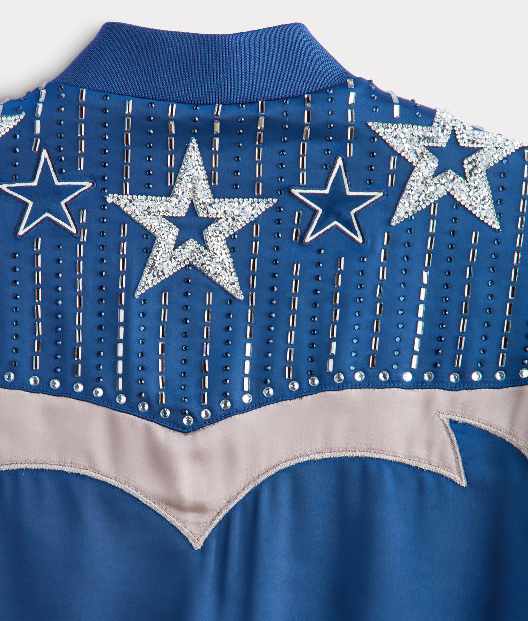 Lucchese x Dallas Cowboys Bomber Jacket :: Blue - Image 8