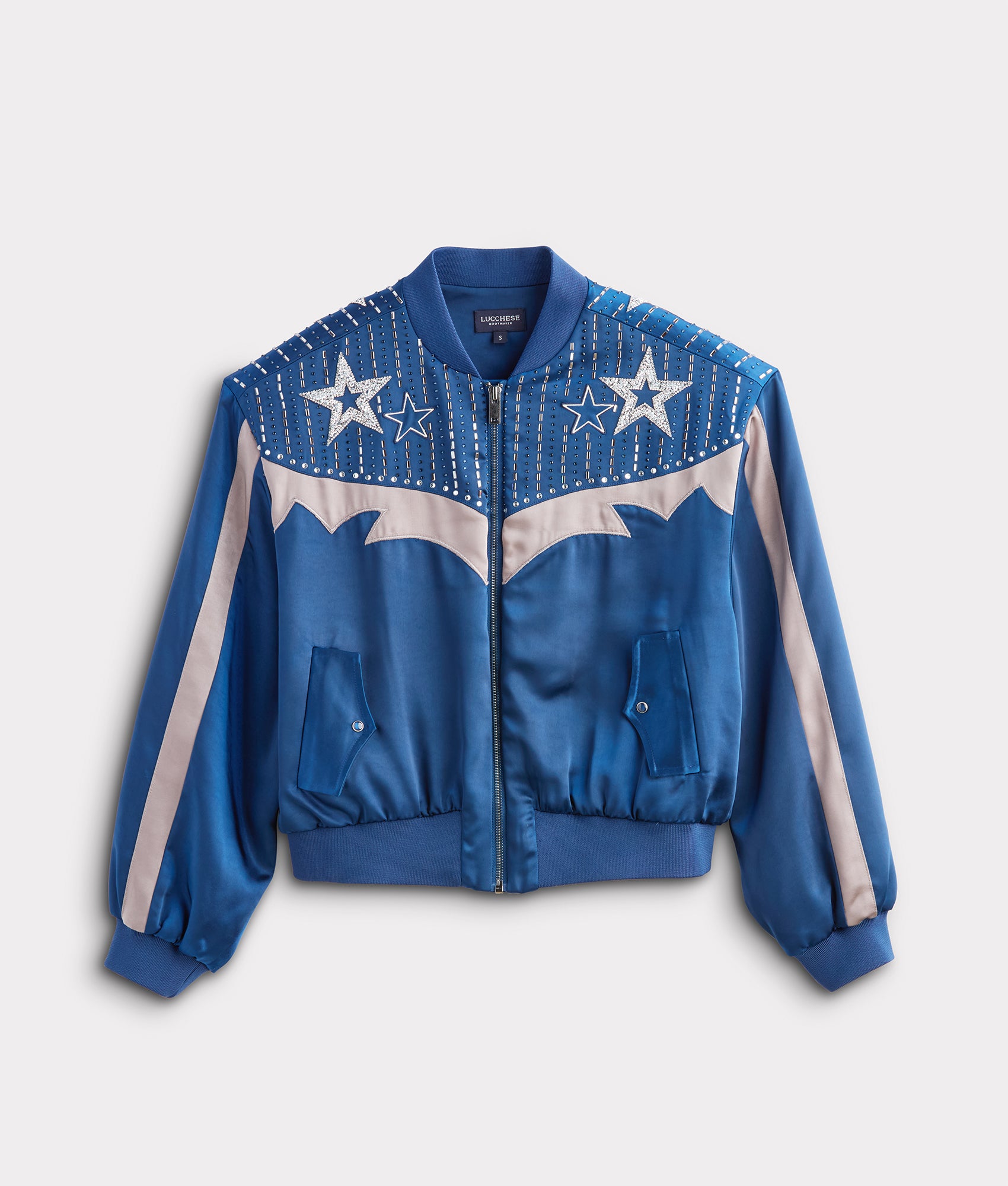 Lucchese x Dallas Cowboys Bomber Jacket :: Blue