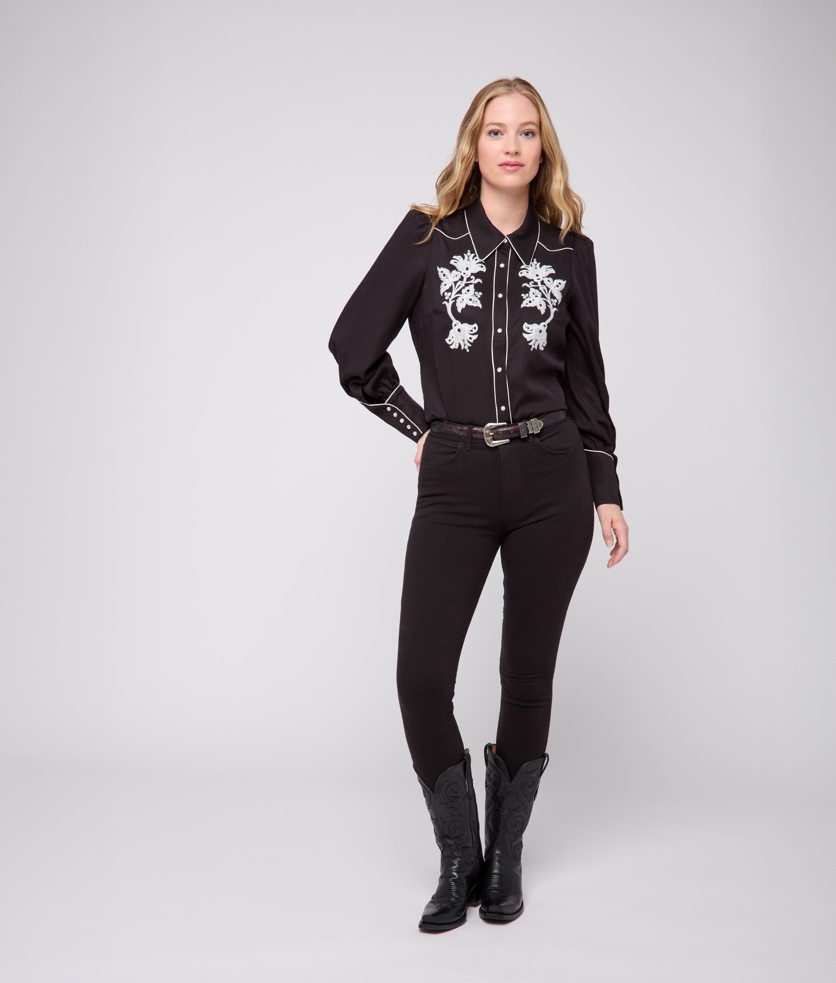 Elizabeth Blouse :: Black - Image 2