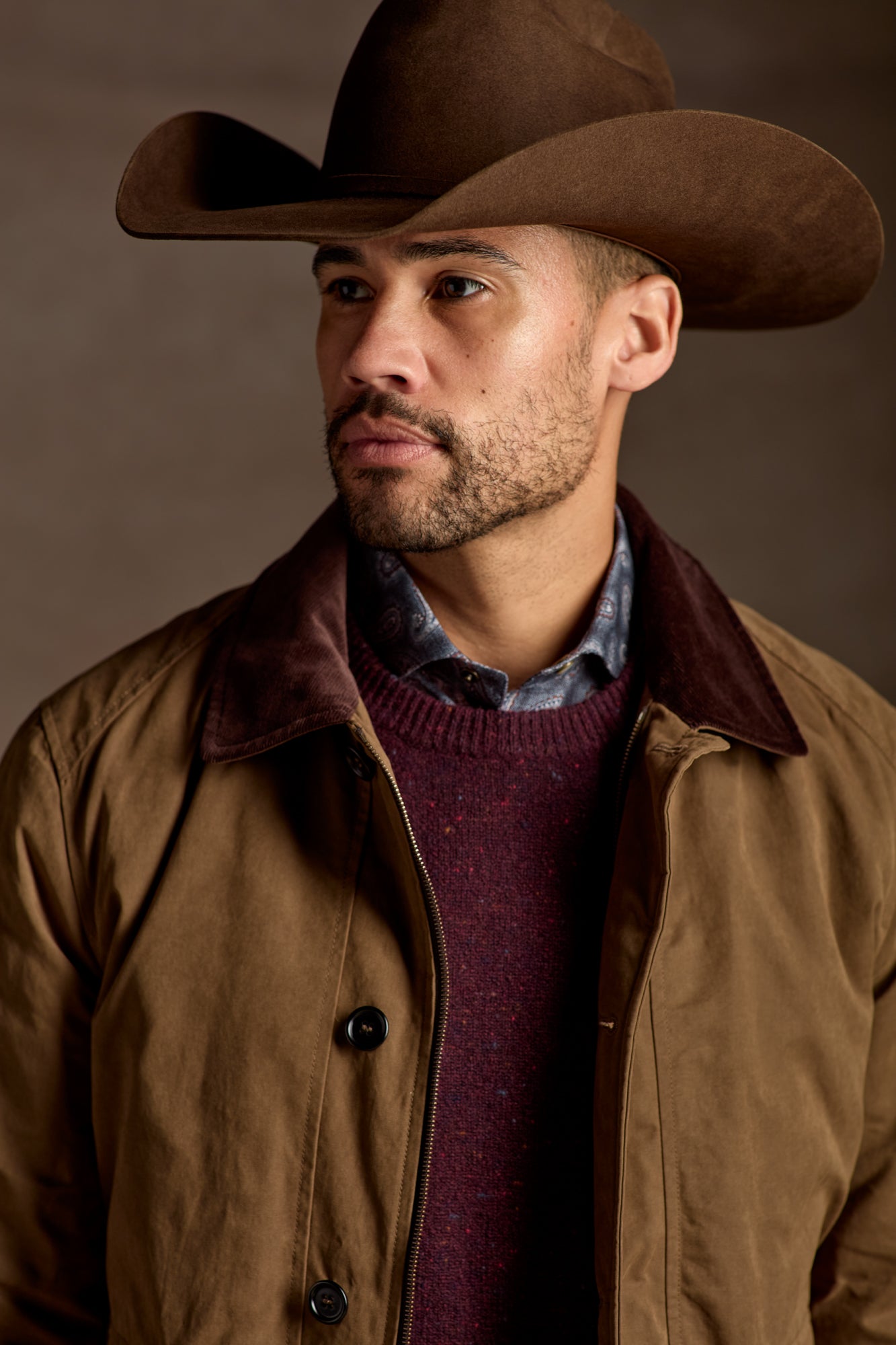 Blake Donegal Sweater :: Black Cherry - Image 9