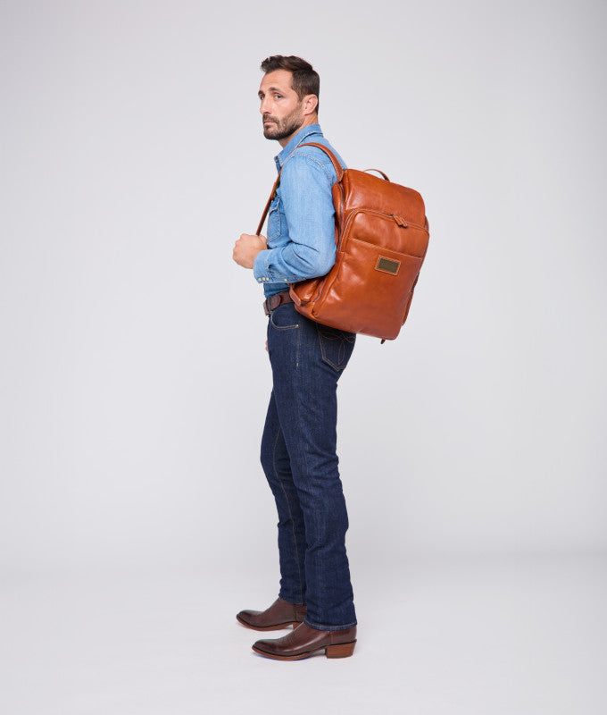Cosimo Backpack :: Cognac - Image 6