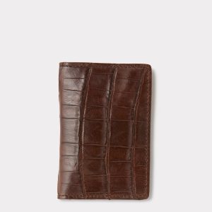 Bifold Wallet ?C Crocodile :: Sienna