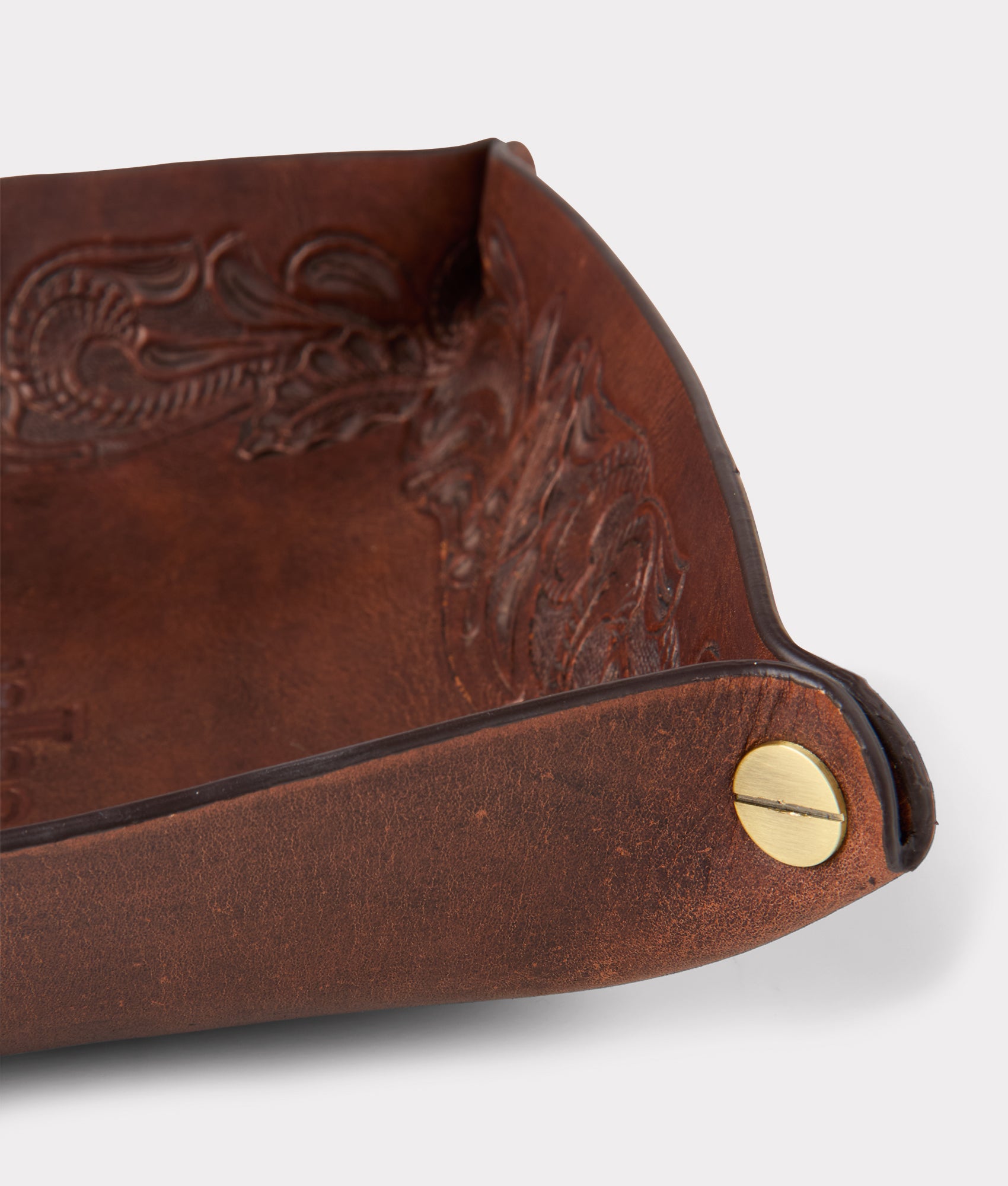 Carver Valet Tray :: Brown - Image 4