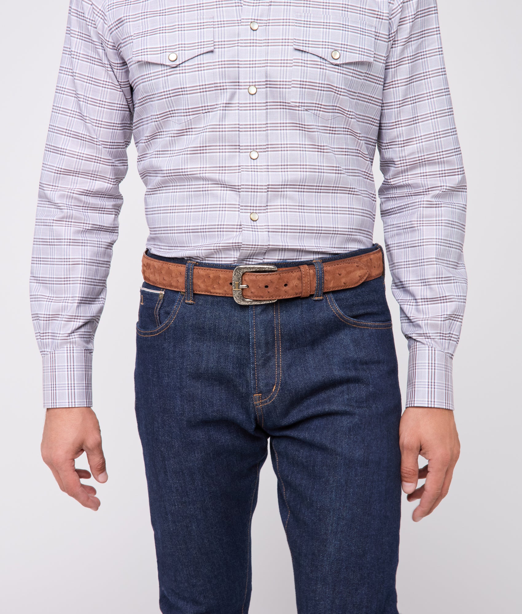 Straight Shooter Belt :: Tobacco - Image 4