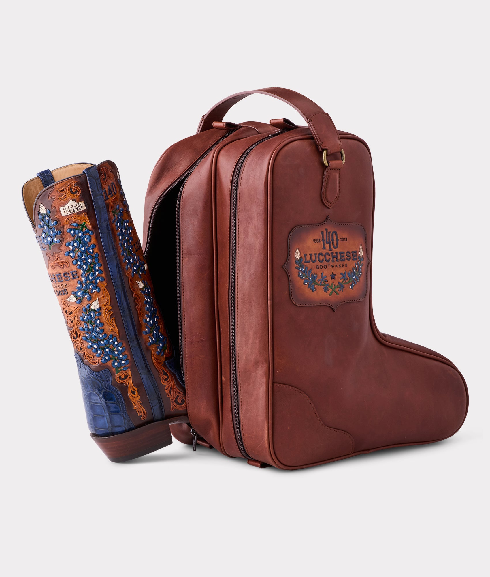 Women's Bluebonnet 140th Anniversary Boot :: Cavalry Blue - Image 16